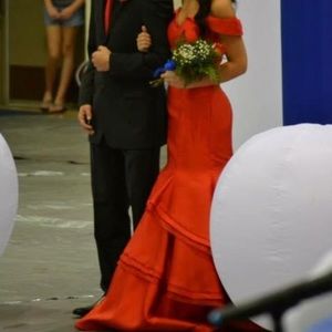 Jovani Red Formal Gown